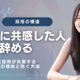 「理念に共感した人ほど辞める」採用の構造：理念採用が失敗する3つの理由と防ぐ方法